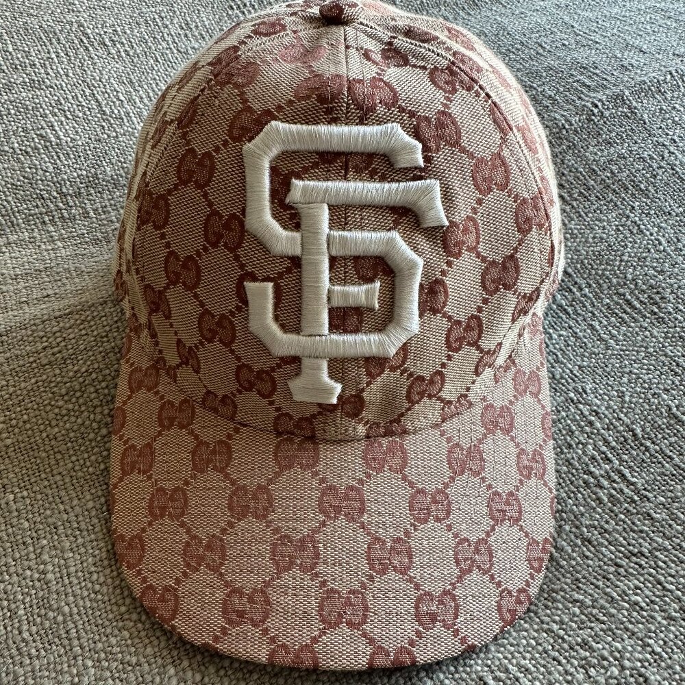 GUCCI San Francisco Embroidered Baseball Cap | Men's Size 57-61 cm